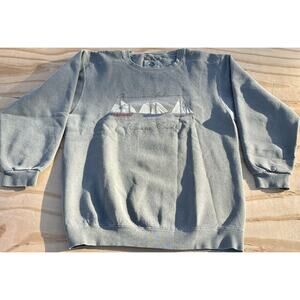 VINTAGE AMERICAN SCHOONERCape Cod Pullover Sweater By American‎ Pigment SIZE L